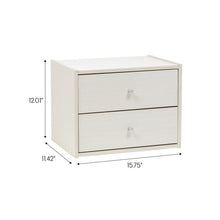 Load image into Gallery viewer, Denny Stack 2 Drawer Storage Chest (SB162)
