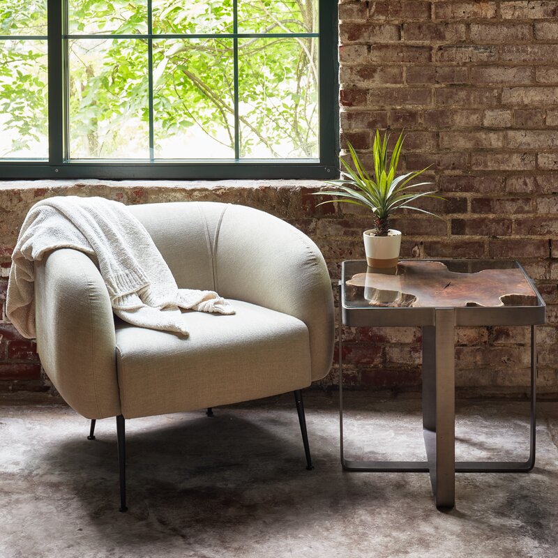 Depuy 33'' Wide Barrel Chair