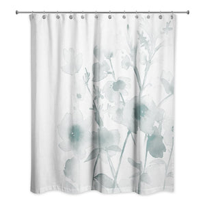 Deqwan Floral Single Shower Curtain 6896RR/GL