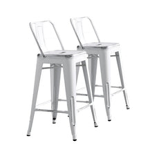 Load image into Gallery viewer, Derbyshire Counter Stool (Set of 2) Sand Matte White #1718HW
