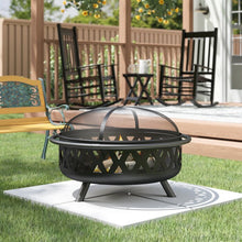 Load image into Gallery viewer, Derbyshire Steel Wood Burning Fire Pit #1581HW
