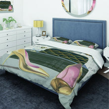 Load image into Gallery viewer, Designart Glam Bedding Set - Duvet Cover &amp; Shams #CR1091
