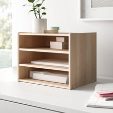 Load image into Gallery viewer, Devin Stack Box Paper Organizer Light Brown #2304HW
