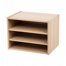 Load image into Gallery viewer, Devin Stack Box Paper Organizer Light Brown #2304HW
