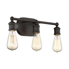 Load image into Gallery viewer, Oil Rubbed Bronze Devoe 3-Light Dimmable Vanity Light 3AH
