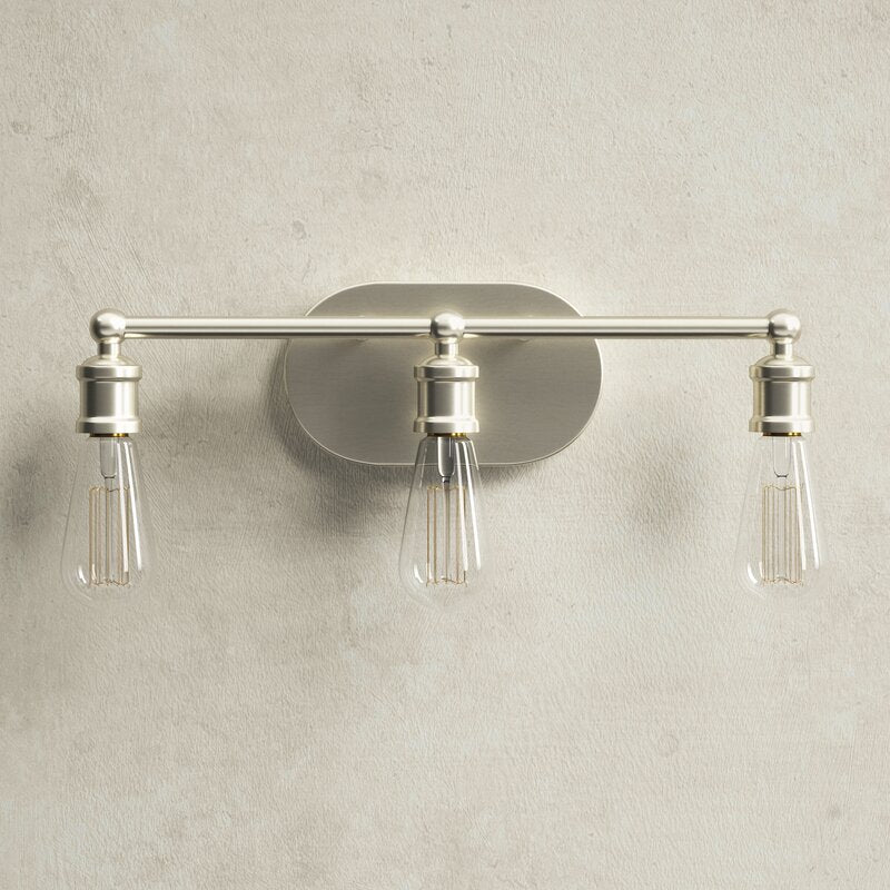 Brushed Nickel Devoe Dimmable Vanity Light, EC1131