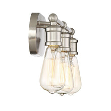 Load image into Gallery viewer, Brushed Nickel Devoe Dimmable Vanity Light, EC1131
