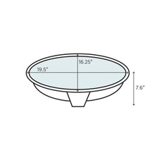 Load image into Gallery viewer, Dhima Vitreous China Oval Undermount Bathroom Sink with Overflow AP778
