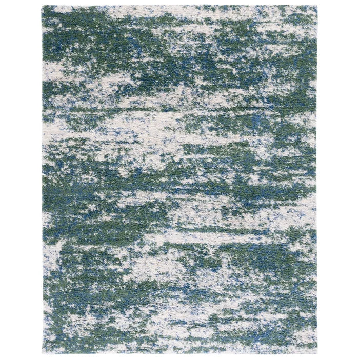 Difiore Power Loom Performance Green/Beige Rug, Rectangle 9' x 12'