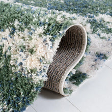 Load image into Gallery viewer, Difiore Power Loom Performance Green/Beige Rug, Rectangle 9&#39; x 12&#39;
