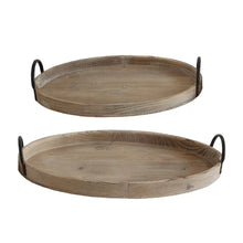 Load image into Gallery viewer, Diggins Solid Wood Tray - Set of 2
