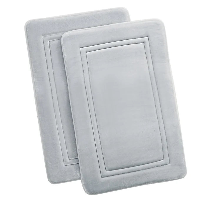 Dijoun Memory 2 Piece Bath Rug Set