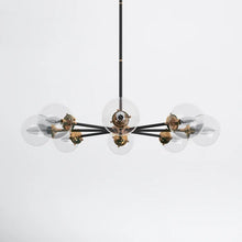 Load image into Gallery viewer, 46&quot; max  Dion Dimmable Sputnik Sphere Chandelier
