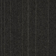 Load image into Gallery viewer, Charcoal Directions Striped 24&quot; x 24&quot; Level Loop Glue Down or Adhesive tabs Carpet Tile (one box totaling 96 Sq. Ft.) #9895
