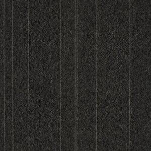 Charcoal Directions Striped 24" x 24" Level Loop Glue Down or Adhesive tabs Carpet Tile (one box totaling 96 Sq. Ft.) #9895