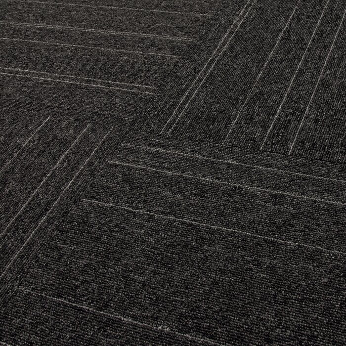 Charcoal Directions Striped 24