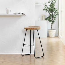 Load image into Gallery viewer, Dispatch Solid Wood Bar Stool
