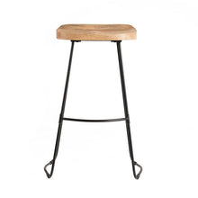 Load image into Gallery viewer, Dispatch Solid Wood Bar Stool
