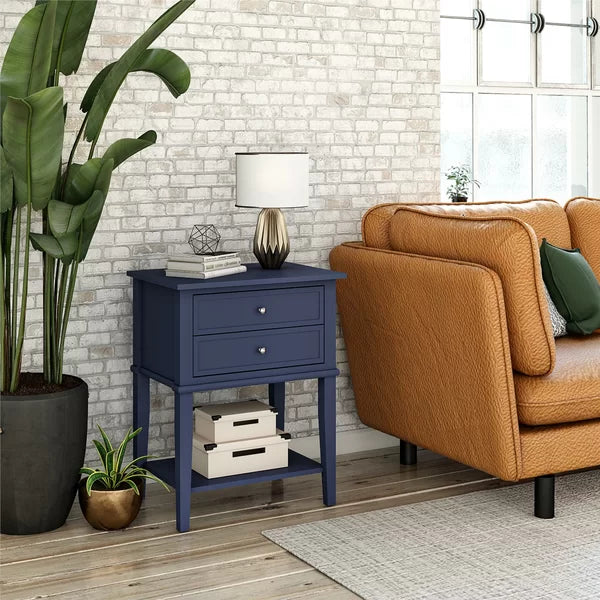 Dmitry 28.25'' Tall 2 - Drawer End Table