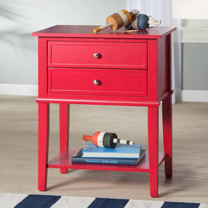 Dmitry 28.25'' Tall 2 - Drawer End Table