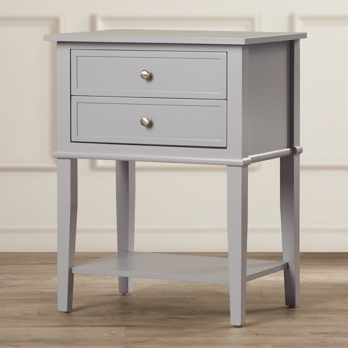Dmitry 28'' Tall 2 - Drawer End Table