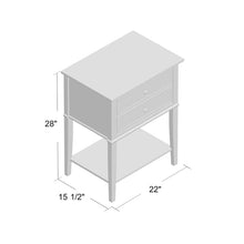 Load image into Gallery viewer, Blue Dmitry 2 - Drawer End Table 3254AH
