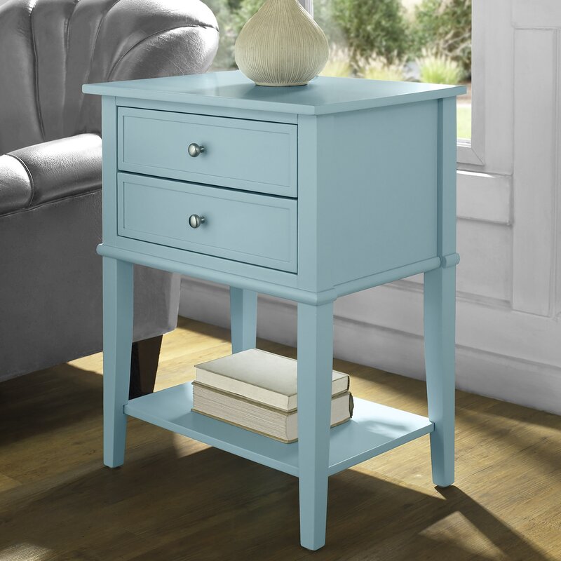Blue Dmitry 2 - Drawer End Table 3254AH