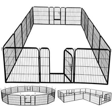 Load image into Gallery viewer, Dog Fence Foldable Exercise Pens Fencing With Two Doors
