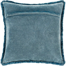 Load image into Gallery viewer, 20&quot; x 20&quot; Denim Dominga Square Cotton Pillow Cover &amp; Insert
