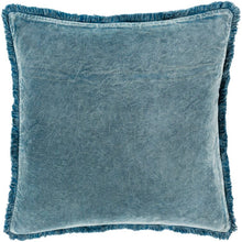 Load image into Gallery viewer, 20&quot; x 20&quot; Denim Dominga Square Cotton Pillow Cover &amp; Insert

