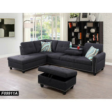 Load image into Gallery viewer, Dominie 97 W Linen Corner Sectional 6641RR-OB
