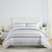Load image into Gallery viewer, Donaugh Microfiber Reversible Quilt Set king
