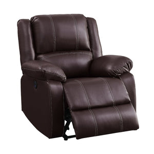 Dondie Faux Leather Rocker Recliner (brown) AP78