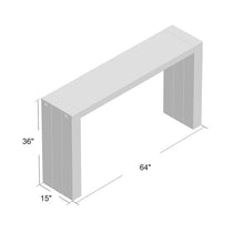 Load image into Gallery viewer, Donnie 64&#39;&#39; Solid Wood Console Table

