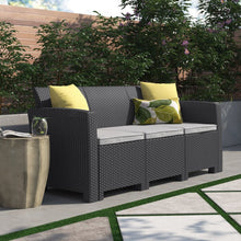 Load image into Gallery viewer, Doon 67.5&#39;&#39; Wide Outdoor Patio Sofa with Cushions
