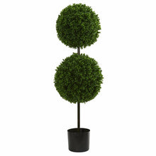 Load image into Gallery viewer, Double Ball Boxwood Topiary in Planter MRM1510
