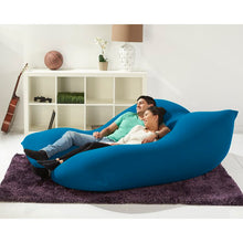 Load image into Gallery viewer, Double Bean Bag Sofa- Turquoise 74AH
