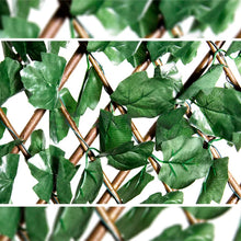 Load image into Gallery viewer, Double Side Expandable Faux Artificial Ivy Wood Fencing
