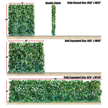 Load image into Gallery viewer, Double Side Expandable Faux Artificial Ivy Wood Fencing
