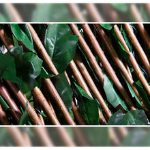 Load image into Gallery viewer, Double Side Expandable Faux Artificial Ivy Wood Fencing
