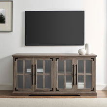 Load image into Gallery viewer, Gray Wash Dougan TV Stand for TVs up to 65&quot; OG522
