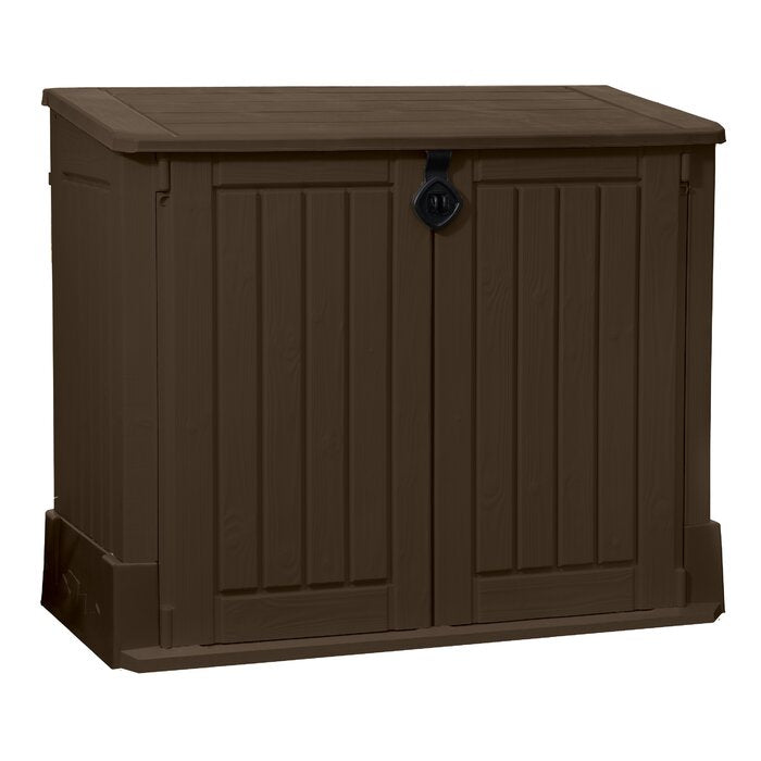 Douglas 4 ft. W x 2 ft. D Plastic Horizontal Garbage Shed (8MM)