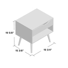 Load image into Gallery viewer, Dowler 19.57&#39;&#39; Tall 1 - Drawer Nightstand
