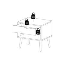 Load image into Gallery viewer, Dowler 19.57&#39;&#39; Tall 1 - Drawer Nightstand
