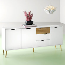 Load image into Gallery viewer, Dowler 77.05&quot; Wide 3 Drawer Buffet Table #2423HW - 2 Separate Boxes

