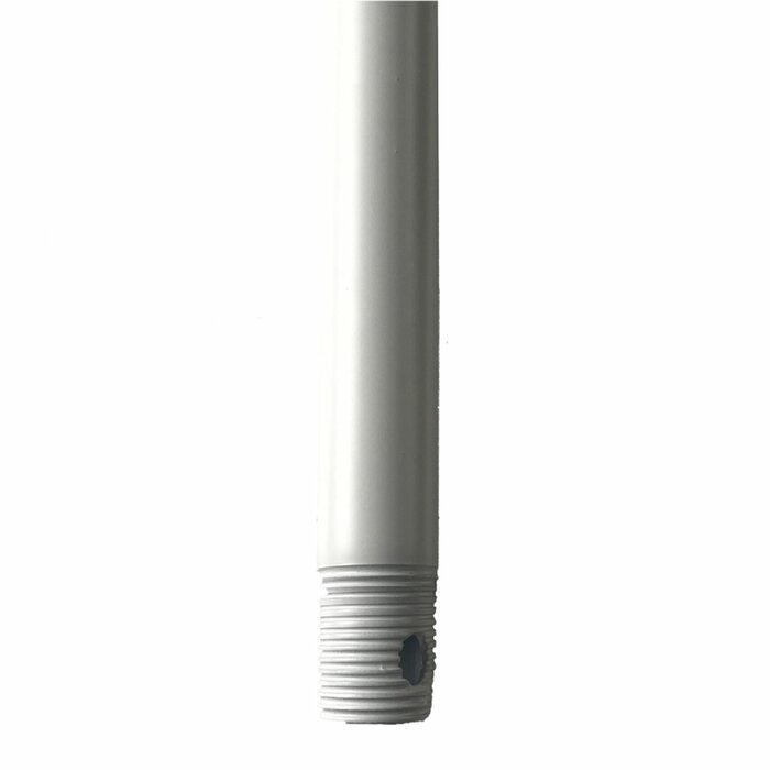 Extension Ceiling Fan Downrod, Color: White, #6474