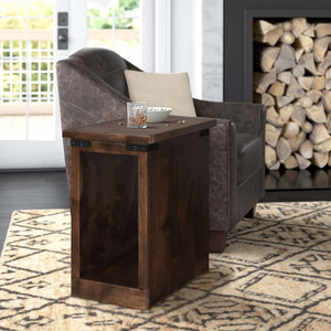 Downton 24'' Tall Floor Shelf End Table