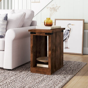 Downton 24'' Tall Floor Shelf End Table