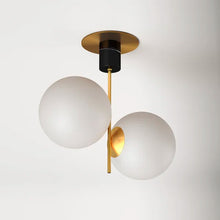 Load image into Gallery viewer, Drake 2 - Light 20&#39;&#39; Simple Globe Semi Flush Mount
