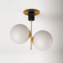 Load image into Gallery viewer, Drake 2 - Light 20&#39;&#39; Simple Globe Semi Flush Mount
